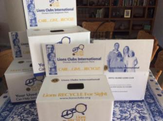 Eyeglasses Recycling Boxes